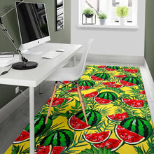 Load image into Gallery viewer, Leaf Watermelon Pieces Pattern Print Area Rug
