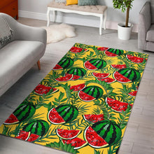 Load image into Gallery viewer, Leaf Watermelon Pieces Pattern Print Area Rug
