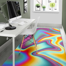Load image into Gallery viewer, Liquid Holographic Trippy Print Area Rug
