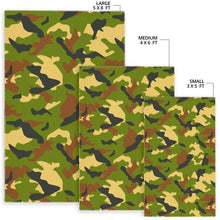 Load image into Gallery viewer, Military Camouflage Print Area Rug
