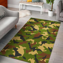Load image into Gallery viewer, Military Camouflage Print Area Rug
