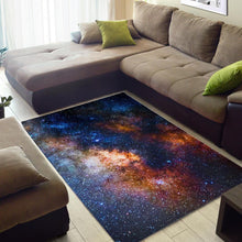 Load image into Gallery viewer, Milky Way Universe Galaxy Space Print Area Rug
