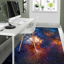 Load image into Gallery viewer, Milky Way Universe Galaxy Space Print Area Rug
