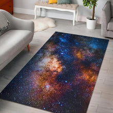 Load image into Gallery viewer, Milky Way Universe Galaxy Space Print Area Rug
