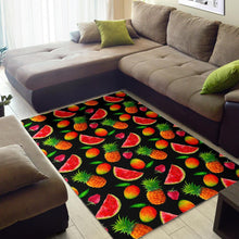 Load image into Gallery viewer, Mix Fruit Pineapple Pattern Print Area Rug
