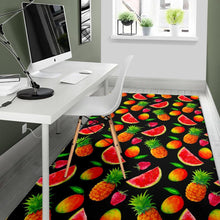 Load image into Gallery viewer, Mix Fruit Pineapple Pattern Print Area Rug
