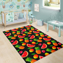 Load image into Gallery viewer, Mix Fruit Pineapple Pattern Print Area Rug
