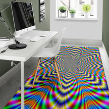 Load image into Gallery viewer, Octagonal Psychedelic Optical Illusion Area Rug
