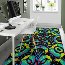 Load image into Gallery viewer, Ornament Psychedelic Trippy Print Area Rug

