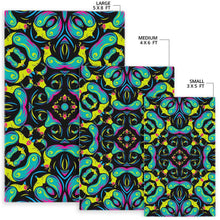 Load image into Gallery viewer, Ornament Psychedelic Trippy Print Area Rug
