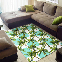 Load image into Gallery viewer, Palm Tree Tropical Pattern Print Area Rug
