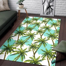 Load image into Gallery viewer, Palm Tree Tropical Pattern Print Area Rug
