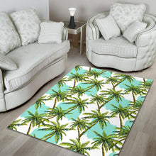 Load image into Gallery viewer, Palm Tree Tropical Pattern Print Area Rug
