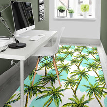 Load image into Gallery viewer, Palm Tree Tropical Pattern Print Area Rug
