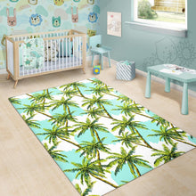 Load image into Gallery viewer, Palm Tree Tropical Pattern Print Area Rug
