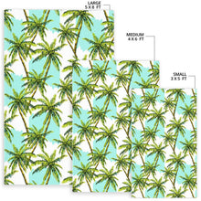 Load image into Gallery viewer, Palm Tree Tropical Pattern Print Area Rug
