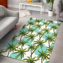 Load image into Gallery viewer, Palm Tree Tropical Pattern Print Area Rug

