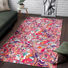 Load image into Gallery viewer, Pastel Bohemian Floral Pattern Print Area Rug
