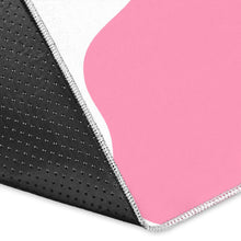 Load image into Gallery viewer, Pastel Pink And White Cow Print Area Rug
