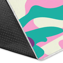 Load image into Gallery viewer, Pastel Teal And Purple Camouflage Print Area Rug
