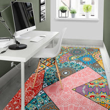 Load image into Gallery viewer, Patchwork Mandala Bohemian Pattern Print Area Rug
