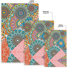 Load image into Gallery viewer, Patchwork Mandala Bohemian Pattern Print Area Rug
