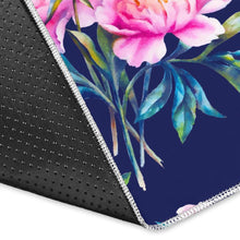 Load image into Gallery viewer, Pink Peony Floral Flower Pattern Print Area Rug

