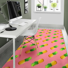Load image into Gallery viewer, Pink Pineapple Pattern Print Area Rug
