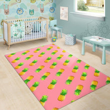 Load image into Gallery viewer, Pink Pineapple Pattern Print Area Rug
