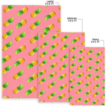 Load image into Gallery viewer, Pink Pineapple Pattern Print Area Rug
