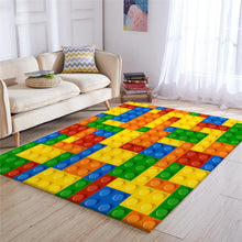 Load image into Gallery viewer, Lego Bricks Game Living Room Carpet Area Rug
