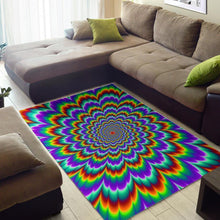 Load image into Gallery viewer, Psychedelic Expansion Optical Illusion Area Rug
