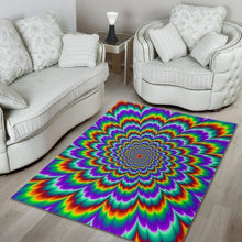 Load image into Gallery viewer, Psychedelic Expansion Optical Illusion Area Rug
