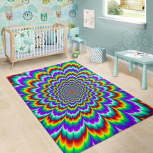 Load image into Gallery viewer, Psychedelic Expansion Optical Illusion Area Rug
