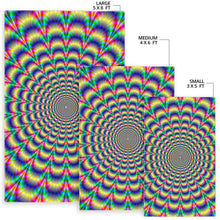 Load image into Gallery viewer, Psychedelic Explosion Optical Illusion Area Rug

