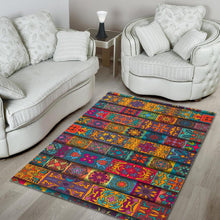 Load image into Gallery viewer, Rectangle Mandala Bohemian Pattern Print Area Rug
