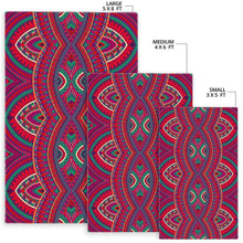 Load image into Gallery viewer, Red Tribal Ethnic Mandala Print Area Rug
