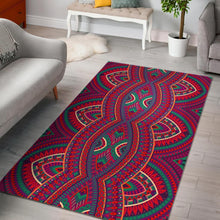 Load image into Gallery viewer, Red Tribal Ethnic Mandala Print Area Rug
