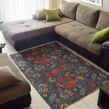 Load image into Gallery viewer, Retro Vintage Bohemian Floral Print Area Rug
