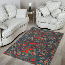 Load image into Gallery viewer, Retro Vintage Bohemian Floral Print Area Rug
