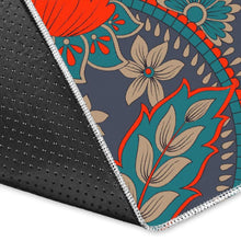 Load image into Gallery viewer, Retro Vintage Bohemian Floral Print Area Rug

