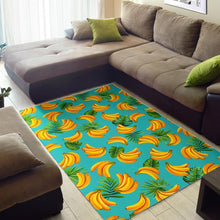 Load image into Gallery viewer, Tropical Banana Leaf Pattern Print Area Rug
