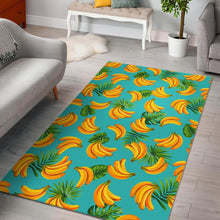 Load image into Gallery viewer, Tropical Banana Leaf Pattern Print Area Rug
