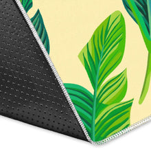 Load image into Gallery viewer, Tropical Banana Palm Leaf Pattern Print Area Rug
