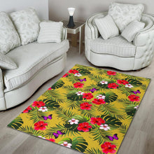 Load image into Gallery viewer, Tropical Exotic Hawaiian Pattern Print Area Rug
