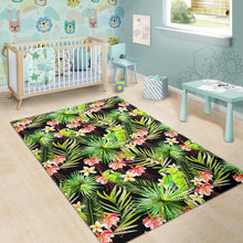 Load image into Gallery viewer, Tropical Hawaiian Parrot Pattern Print Area Rug
