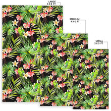Load image into Gallery viewer, Tropical Hawaiian Parrot Pattern Print Area Rug
