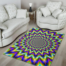 Load image into Gallery viewer, Twinkle Psychedelic Optical Illusion Area Rug
