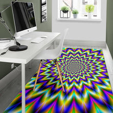 Load image into Gallery viewer, Twinkle Psychedelic Optical Illusion Area Rug
