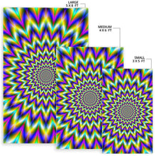 Load image into Gallery viewer, Twinkle Psychedelic Optical Illusion Area Rug
